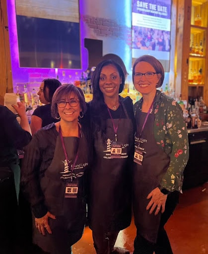 Fundraising at 2025 Women Celebrity Bartending Night 2